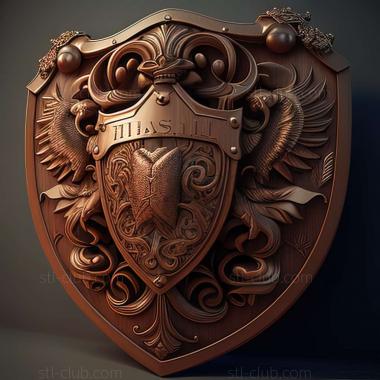 3D model shield (STL)